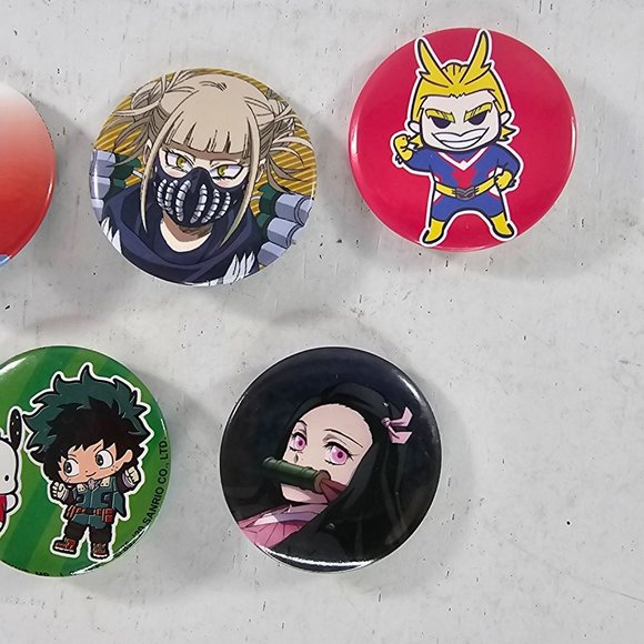 Anime Button Pin Lot My Hero Academia Sanrio Demon Slayer - Picture 3 of 7